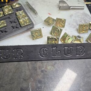 Custom embossed Belt